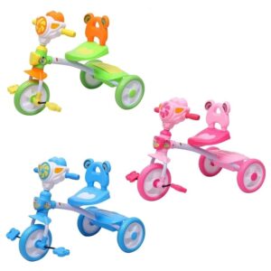 Colorful Kid's Tricycle for 2 Riders